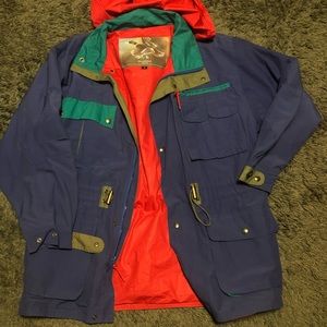 Vintage brambilla hooded jacket size is (s/m)